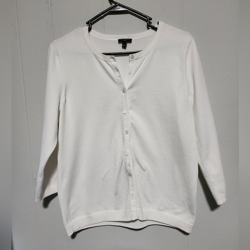Talbolts Soft Cuddly , Cute White Cardigan - Picture 9 of 15